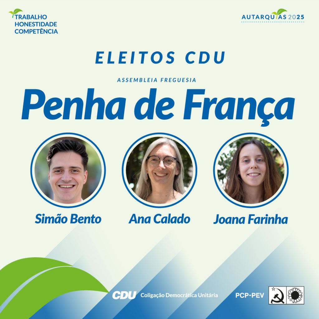 Penha de França: Simão Bento, Ana Calado, Joana Farinha